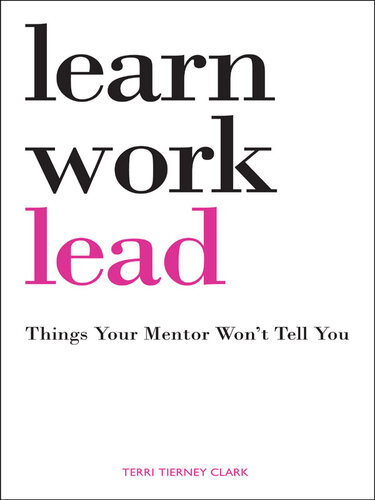 Learn, Work, Lead. Things Your Mentor Won't Tell You