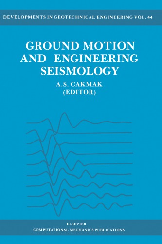 Ground motion and engineering seismology