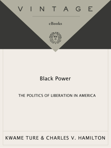 Black power: the politics of liberation in America