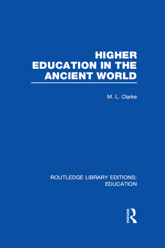 Higher Education in the Ancient World