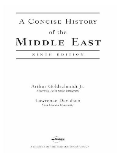 A Concise History of the Middle East