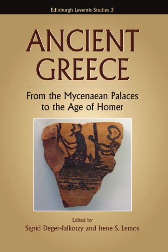 Ancient Greece: from the Mycenaean palaces to the age of Homer