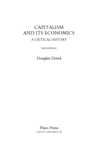 Capitalism and its economics a critical history