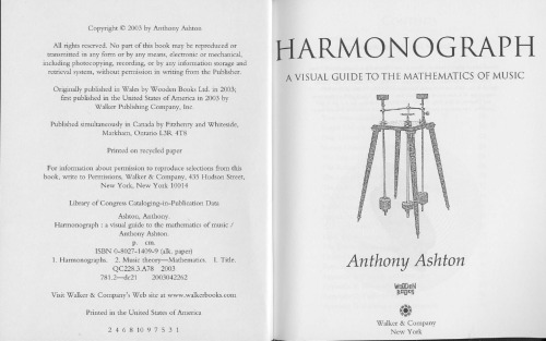 Harmonograph: A Visual Guide to the Mathematics of Music