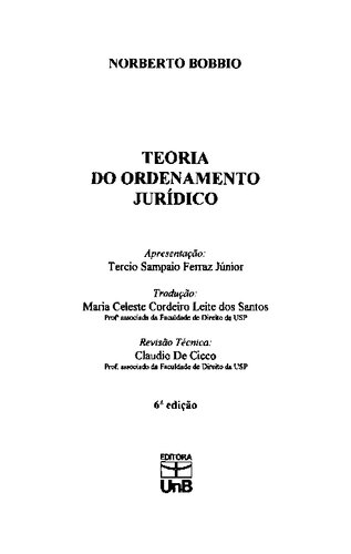 Teoria do ordenamento juridico