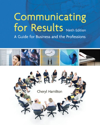 Communicating for results: a guide for business and the professions