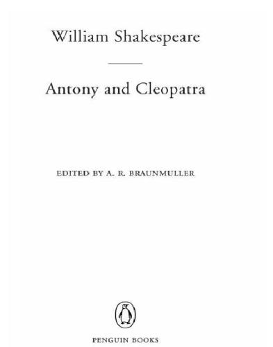 Antony and Cleopatra