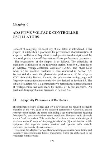 Adaptive Low-Power Circuits for Wireless Communications