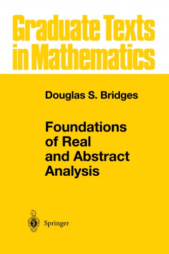 Foundations of real and abstract analysis