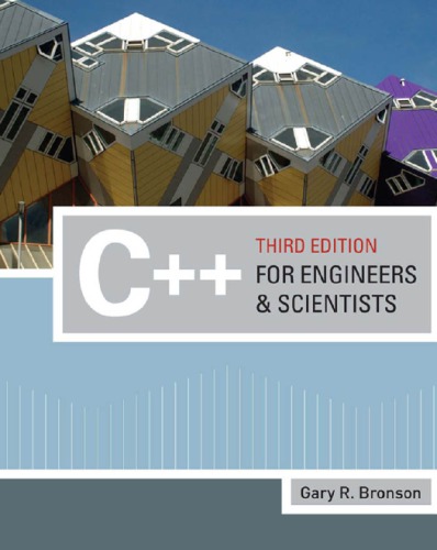 C++ for engineers and scientists