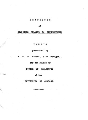 Synthesis of Compounds Related to Fluoranthene