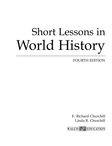 Short lessons in world history