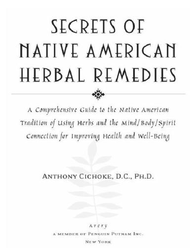 Secrets of Native American Herbal Remedies