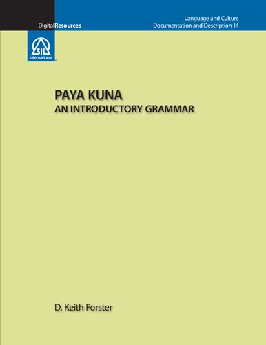 Paya Kuna - An Introductory Grammar