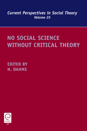 No social science without critical theory