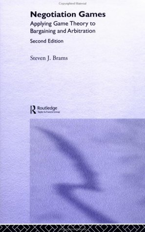 Negotiation games: applying game theory to bargaining and arbitration