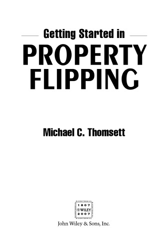 Getting Started in Property Flipping