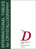 International Tables for Crystallography Volume D: Physical properties of crystals