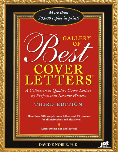 Gallery of Best Cover Letters: Collection of Quality Cover Letters by Professional Resume Writers