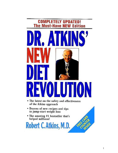 Dr. Atkins' Revised Diet Package: The Any Diet Diary and Dr. Atkins' New Diet Revolution 2002