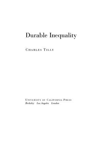 Durable inequality