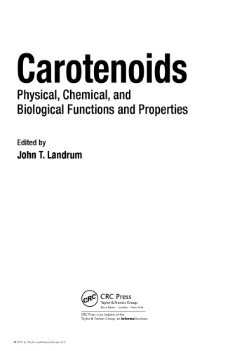 Carotenoids: Physical