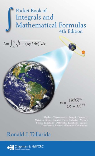 Pocket book of integrals and mathematical formulas