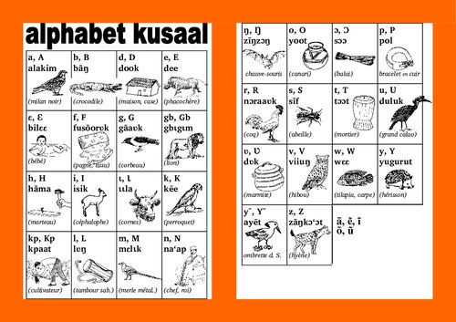 Alphabet kusaal