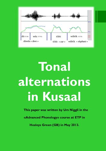 Tonal alternations in Kusaal