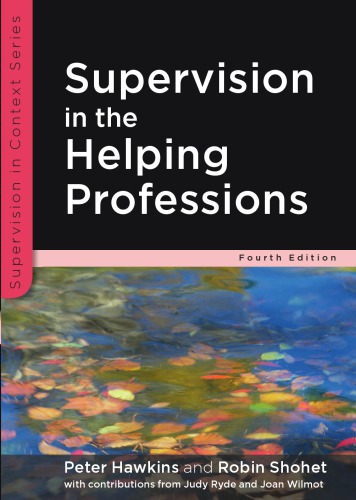 Supervision in the helping professions