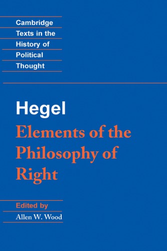 Elements of the Philosophy of Right