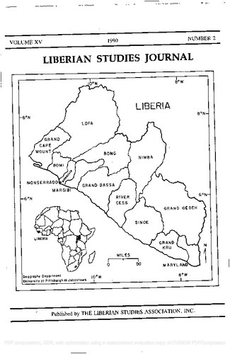 Liberian studies journal