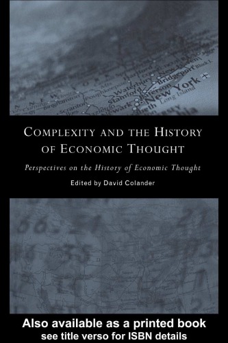 Complexity and the History of Economic Thought