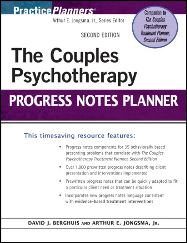 The couples psychotherapy progress notes planner