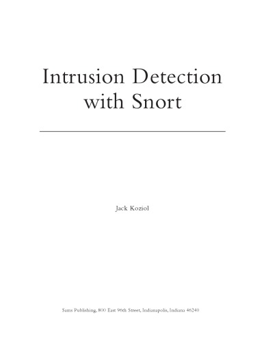 Snort intrusion detection