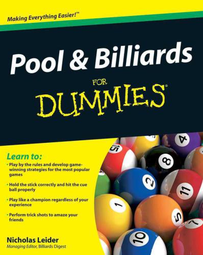 Pool & billiards for dummies