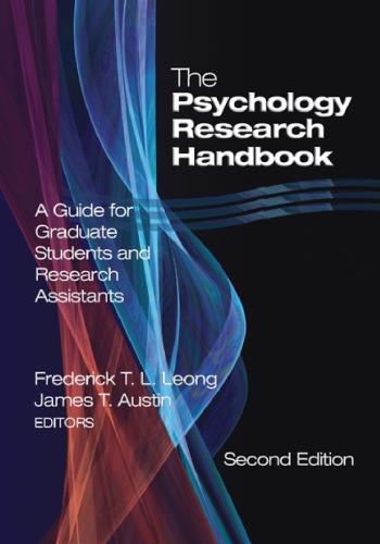 The psychology research handbook: a guide for graduate students and research assistants