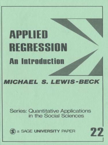 Applied Regression: An Introduction