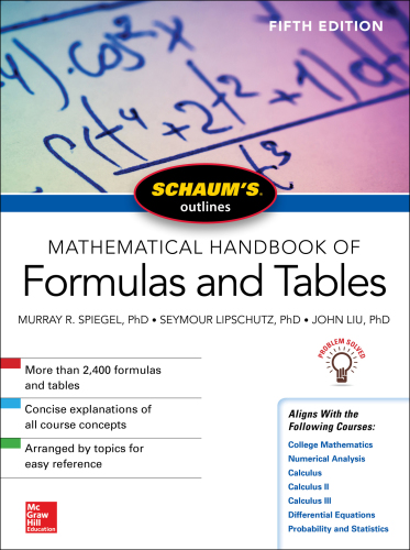 Schaum's Outline of Mathematical Handbook of Formulas and Tables