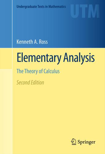 Elementary analysis: the theory of calculus