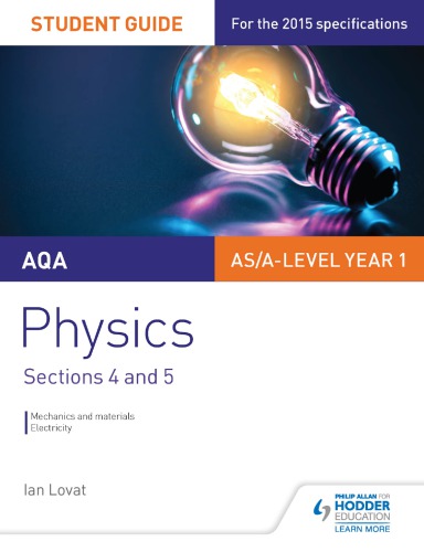 AQA Physics Student Guide 2: Sections 4 and 5