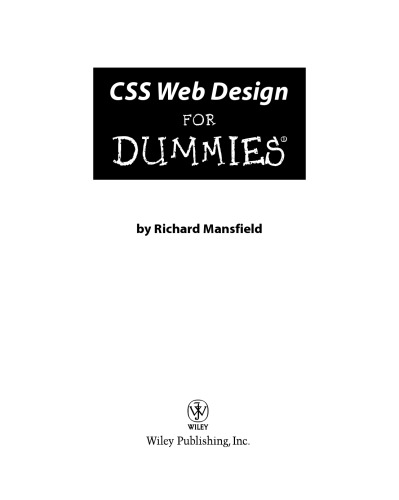 CSS Web Design For Dummies