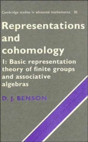 Representations and Cohomology: Volume 1, Basic Representation Theory of Finite Groups and Associative Algebras