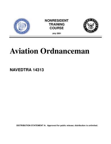 US Navy. Noresident Training Cours: Aviation Ordnanceman