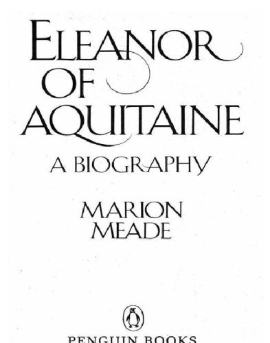 Eleanor of aquitaine: a biography