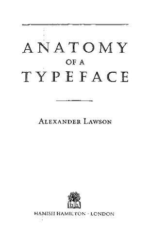 Anatomy of a Typeface