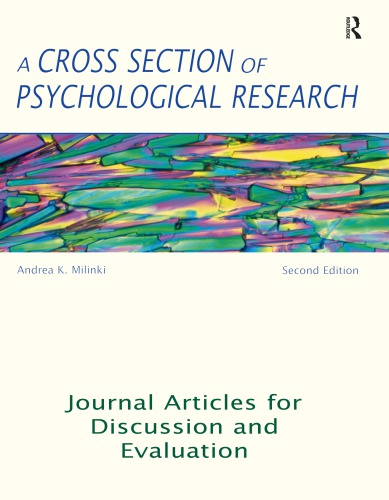 A cross section of psychological research: journal articles for discussion and evaluation