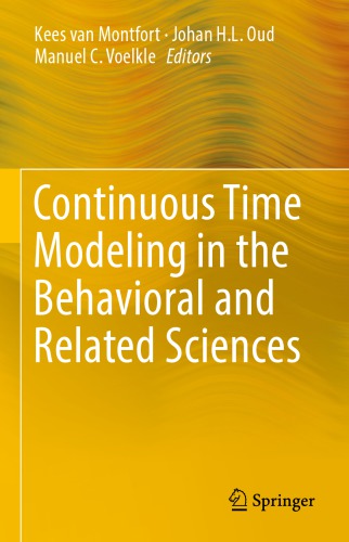 Continuous time modeling in the behavioral and related sciences