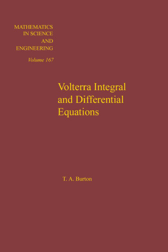 Volterra Integral and Differential Equations