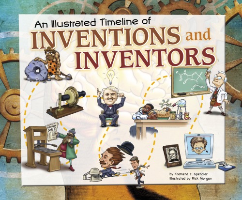 An illustrated timeline of inventions and inventors